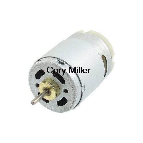 DC 12V 0.14A 9000RPM 2mm Dia Shaft 2 Pin 2P Gear Motor Replacement Parts