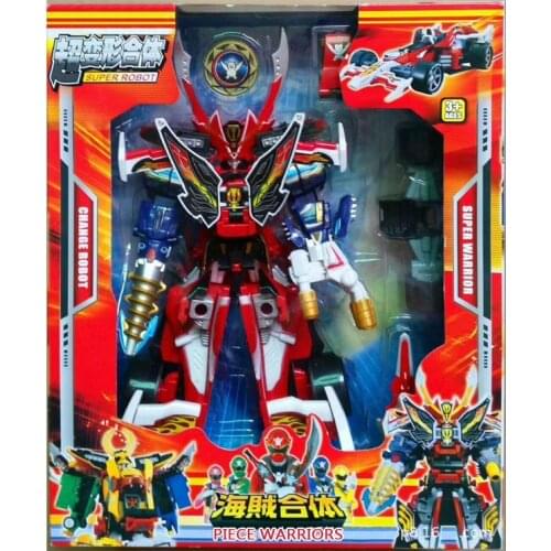 Japan Anime Kaizouku Sentai Gokaigers Action Figure Super Hero 5in1 Combination Robot Megazords Transformation Boy Toys