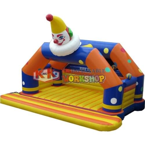 Joy Clown Game City Inflatable Bounce House for sale
