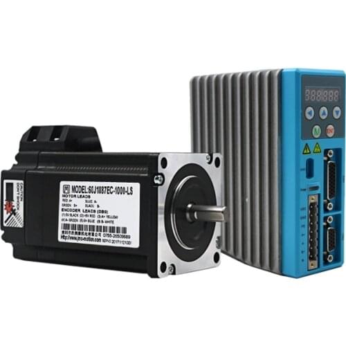 NEMA24 3NM JMC 2phase 60 Closed loop Stepper motor display button panel driver CNC kit 60J1887EC-1000+2HSS458