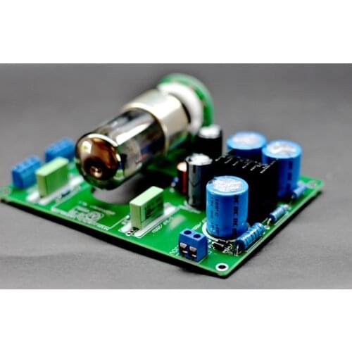 Lastest 6N8P(6H8C 6SN7) Vacuum Valve Tube Pre-Amplifier Stereo HiFi Preamp Board