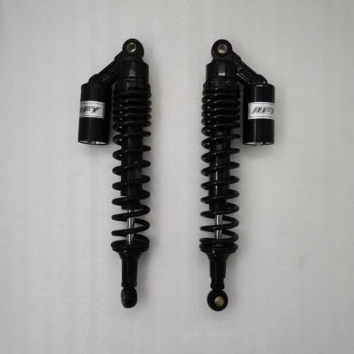 New 8mm spring 370mm/375mm/380mm motorcycle shock absorber for yamaha XT500 TT500 honda Kawasaki Suzuki RM370 RM125 ATV black