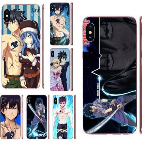 Awesome Cartoon Fairy Tail Gray For HTC Desire 530 626 628 630 816 820 830 One A9 M7 M8 M9 M10 E9 U11 U12 Life Plus TPU Capa