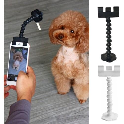 Pet Dog Cat Selfie Stick Puppy Kitten Take Photo Clip Interactive Photography Tool Pet Supplies Accessories Phone Clip Holder