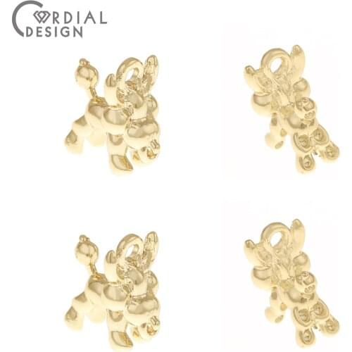 Cordial Design 100Pcs 12*13MM Jewelry Accessories/Animal Shape/DIY Charms/Pendant/Hand Made/Jewelry Findings Components
