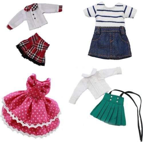 Middie Blyth doll clothes,dress ,T-shirt, suspender skirt,Suitable for 20 cm Middie Blyth doll wear middle blyth clothes
