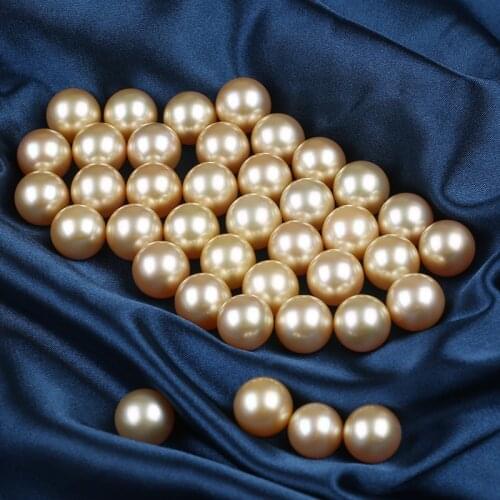 High Quality Golden Color Edison Pearl With Good Luster For Neckalce And Pendant