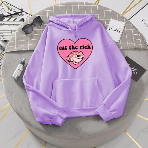 Pink Frog Hoodie Aesthetic Oversized Soft Sweatshirts for Women Funny Graphic Hoodies Vintage Pullover Feminino Harajuku Tops