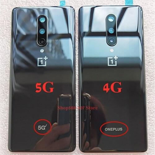100% Original Back Housing For Oneplus 8 4G/5G 1+8 Rear Back Battery Cover Back Housing Door For Oneplus 8 Mobile phone Case