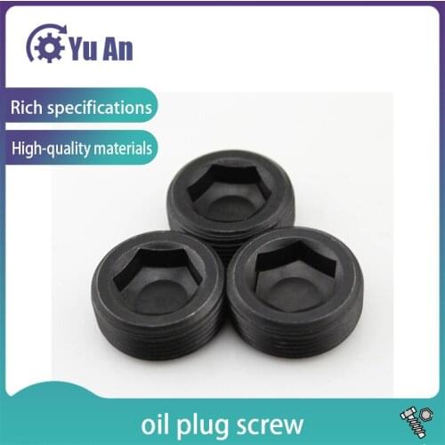 12.9 Grade Pg1.5 Throat Plug Screw Oil Plug Screw Plug Screw Stop Screw Headless Screw M10-m33 5Pcs