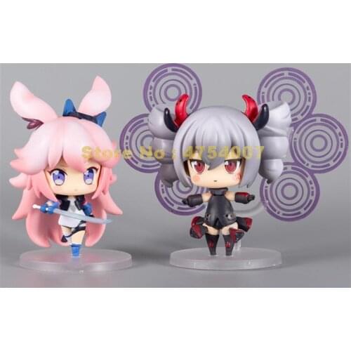 2pcs anime mmihoyo 3 pvc yae sakura bronya no box action figure model doll q version 10cm Toy