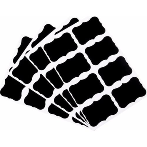 32Pcs Chalk Pen Chalkboard Sticker Labels Vinyl Kitchen Jar Cup Bottle Planner Mirror Decor Decals Tags Biscuit labels