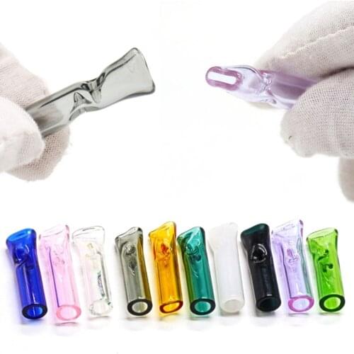 50Pcs Tobacco Glass Filter Mouthpiece Tip Cigarette Holder Storage Box Rolling Paper Smoking Weed Accessories Pipas Fumar Hierb