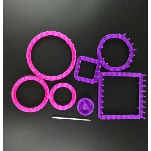 High Quality 9Pcs Flower Knitting Loom Knit Daisy Pattern Maker Wool Yarn Needle Home Craft Needlework