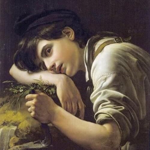 5d diy Full round diamond painting World famous painting "Little Gardener" 3D embroidery diamond mosaic home decoration Art