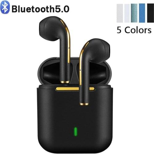 J18 Wireless Bluetooth Headphones True Wireless Stereo Headphone Semi-in-ear Sports Earbuds Auto Pairing Smart Touch Earphones
