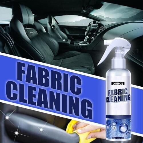 Car Interior Cleaning Agent Ceiling Cleaner Leather Flannel Woven Fabric Water-free Cleaning Agent Auto Roof Dash Cleaning Tool