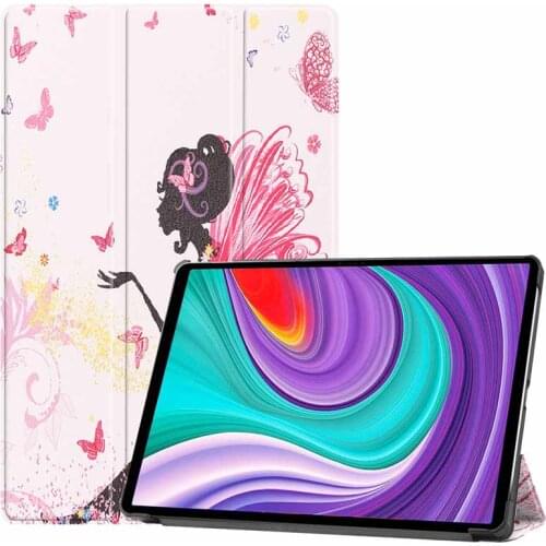 Colorful printed case For Lenovo Xiaoxin Pad Pro 2021 TB-J716F 11.5 inch Slim Folding Stand Smart PU leather Cover