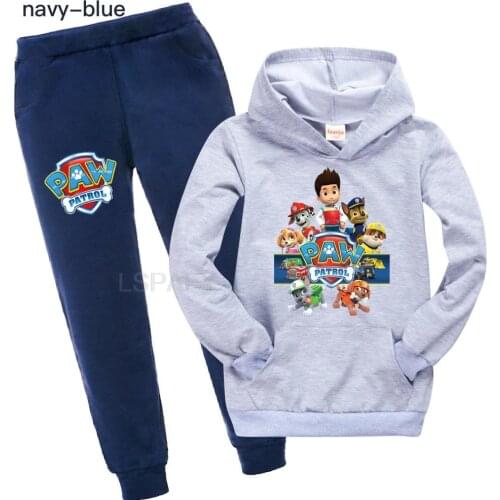 PAW PATROL Childrens Sweatshirt For Boys Girls Cotton Kids Hoodies Sportswear Outfit Autumn Baby Toddler Cartoon Tracksuit