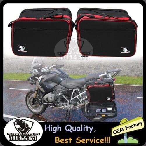 Fits for BMW R 1200 RT K 1200 GT K 1300 gt R1200R Expandable black red Pannier liners bag inner bags r1200rt k1200gt