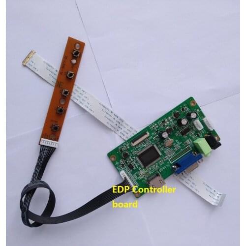 For LP156WHB-TPD3 display SCREEN 1366X768 LCD DIY 30Pin LED EDP monitor DRIVER KIT VGA EDP HDMI Controller board 15.6"