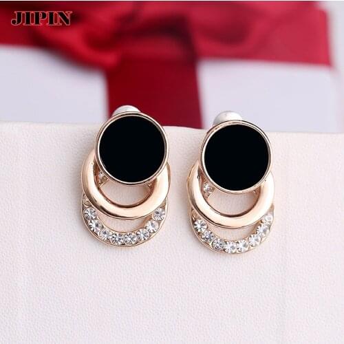 JIPIN Women's Gold Earrings