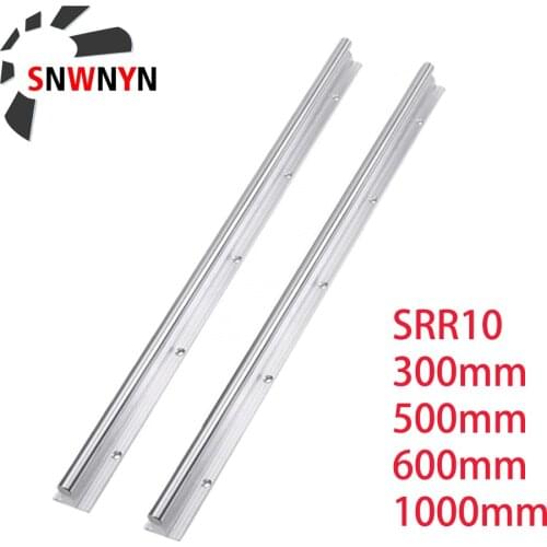 10mm SBR10 Linear Rail SBR Length 300 500 600 1000mm 2Pcs Shaft Rod Optical Axis Guide Bearing For CNC Parts