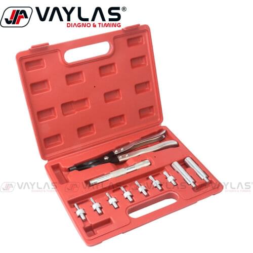 11Pcs Valve Oil Seal Removal Tools Set Auto Valve Extraction Pliers Valve Spring Pliers Tool Kit