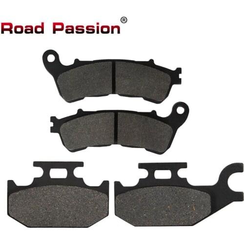 Road Passion Motorcycle Front & Rear Brake Pad For SUZUKI UH125 UH200 UH 125 200 K7 K8 K9 L0 L1 L3 Burgman 2007-2013