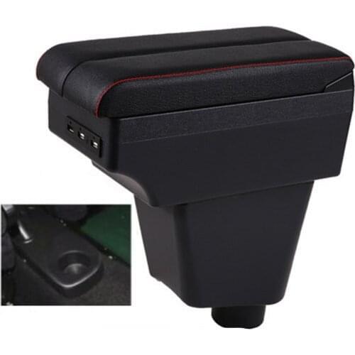 For Renault Clio 4 Armrest box central Store content box with USB interface