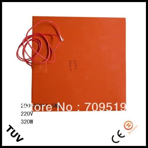 400x425x1.5mm 220v 850w Industrial Electric Heater 3M PSA NTC100K