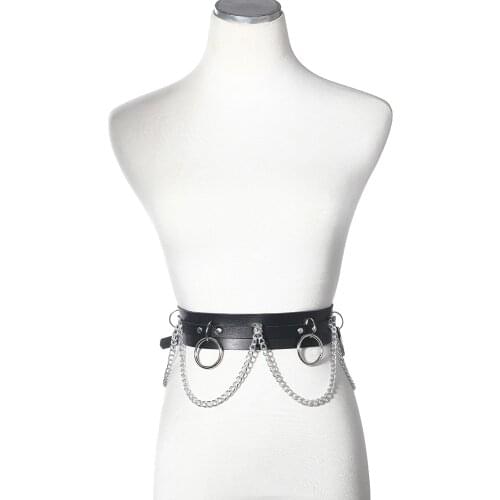 Iridescent chain belt belly chains for women waist bodychain harness summer beach accessories festival body jewellery