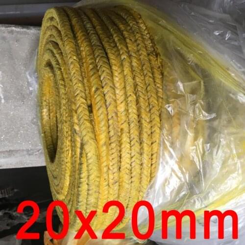 20mm x 20mm Pure cotton yarn packing plain yarn stuffing seal Grease Water pump seal Butter packing