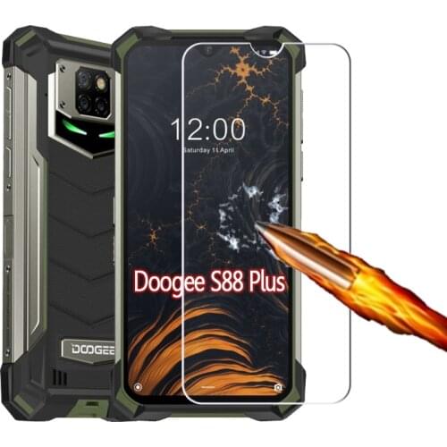 9H 2.5D Tempered Glass For Doogee S88 Plus Cover Phone Front Screen Protector Film On For DoogeeS88 Plus S88Plus Glass