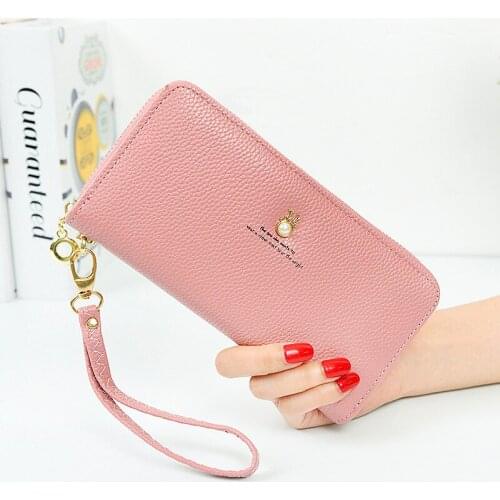 Women Long Clutch Wallets Females Fashion PU Leather Coin Bag girls Phone Purses Famous Designer Ladies Cards Holder Wallet 40
