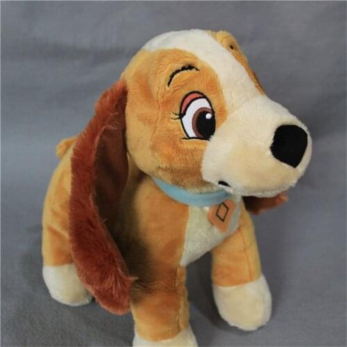 1piece 30cm very soft cute dog animal Lady and the Tramp the lady dog plush soft toys