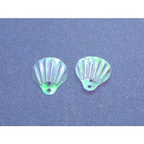 1000 Clear with AB Shell loose sequins Paillettes Top Hole sewing Wedding craft