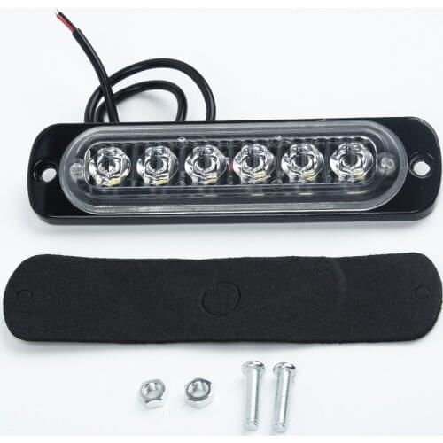 6 LED Car Work Light Bar Emergency Lights Driving Fog Lamp Worklight For Off Road SUV 4WD Auto Car Boat Truck