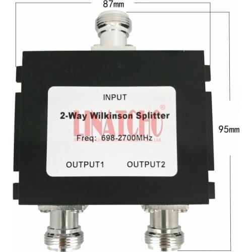698-2700mhz GSM 4G LTE W-CDMA FDD mobile signal repeater antennas wilkinson splitter 2 way
