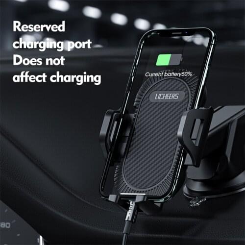 The New Car Mobile Phone Holder Mobile Phone Holder Car Non-magnetic GPS Holder Supports 360-degree Rotation for IPhone, Xiaomi
