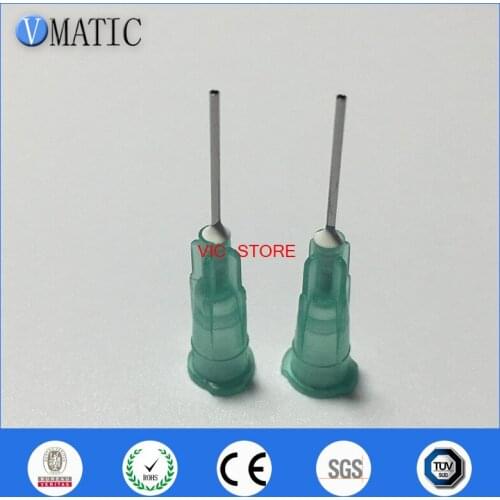 Free Shipping 21G High Quality Pinhead Dispensing Machine Syringe Needle Metal Pinhead Glue Dispensing Needle Tip 1/2 Inch