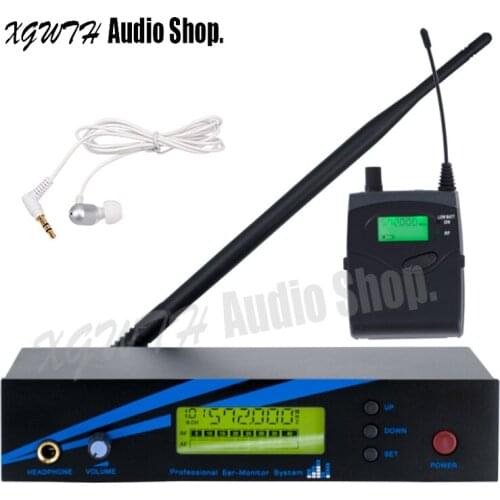 Wireless In Ear Monitor System EW300 IEM Single Transmitter Monitoring Professional for Stage Performance 1 Receiver