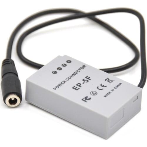 EN-EL24 ENEL24 EN EL24 dummy battery EP-5F EP5F DC Coupler fits eh5 eh5a camera power adapter supply for Nikon 1 J5 1J5 cameras
