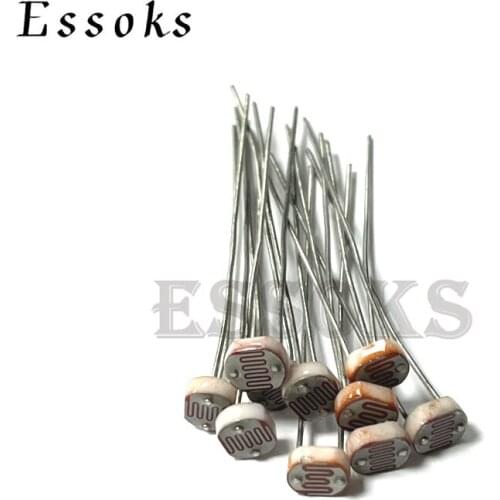 20PCS LDR Photo Light Sensitive Resistor Photoresistor GL5528 GL5516 GL5549 5506 5516 5528 5539 5539 5547 5549 For Arduino