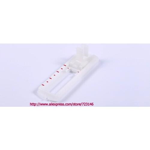 Buttonhole foot, low hinged (White color) for Brother Janome Singer juki Janome ELNA PFAFF TOYADA Domestic Sewing Machine