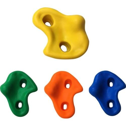 50%HOTKids Rock Wall Climbing Hand Holds Set Indoor Outdoor Playground with Screw