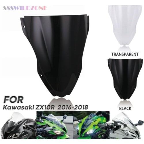 Windshield windshield motorcycle accessories windshield deflector for Kawasaki zx10r 2016-2018