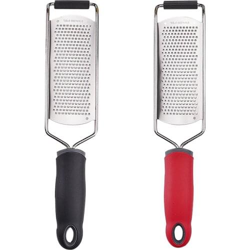Multi-Purpose Stainless Steel Grater Lemon Cheese Hand Held Flat Grater Planer Vegetable Sharp Cutter Kitchen Accessories Tools