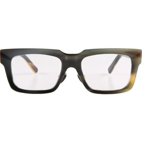 Fashion big large wide rectangle horn optical glasses eyeglasses frame suitable for round big face horn sunglasses