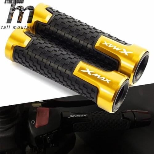 New With LOGO XMAX Motorcycle Handle grip ends Handlebar Grips For yamaha xmax300 X-max 300 2017 2018 2019 2020
